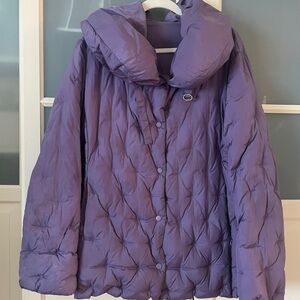 Women's Purple Puffer Jacket